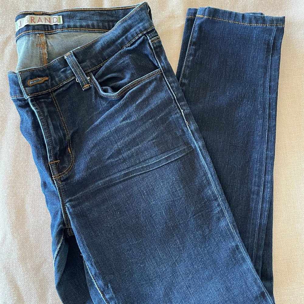 J Brand Starless Ultra Skinny High Rise Dark Wash Jeans